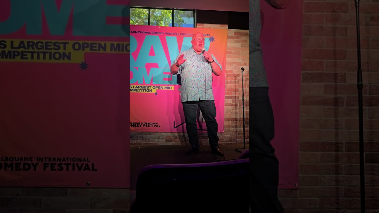 We need Real Intelligence not AI. StevieD, Winner of Melbourne Comedy Festival Raw Comedy Heat 5.