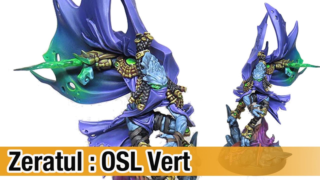 🖌️Peinture Zeratul : OSL Vert  - Starcraft - The Miniature Game par Archon Studio