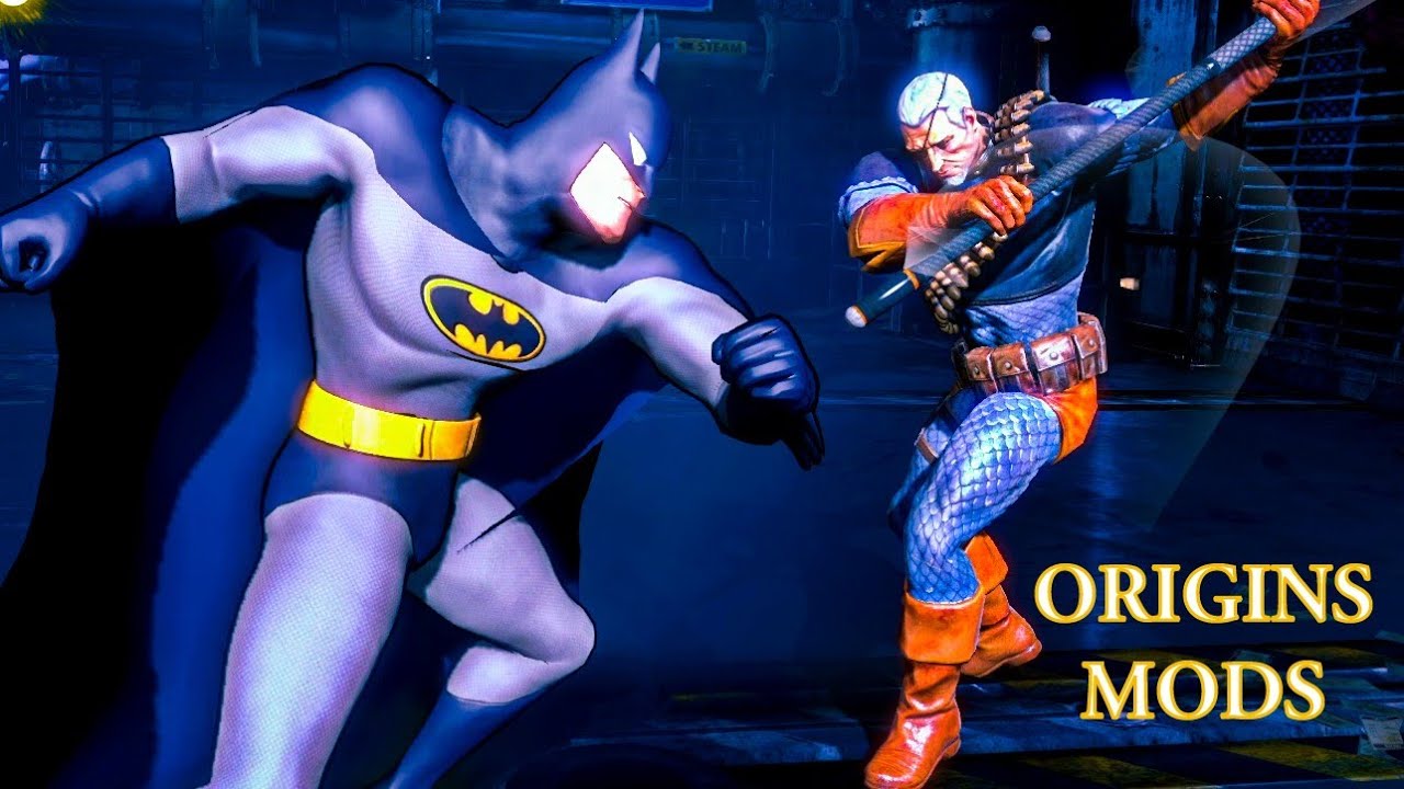 Animated Batman Takes On Classic Deathstroke| Arkham Origins Mods |Showcase| Hard NG+