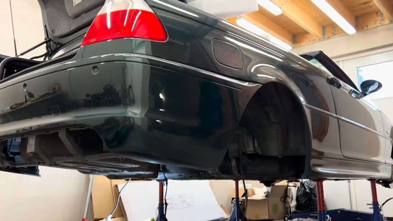 BMW E46 subframe - Undercarriage cleaning and detailed inspection of the RACP.