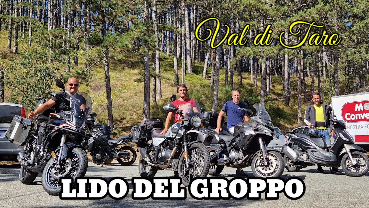 Royal Enfield Himalayan 411, prima uscita nelle fresche acque del Taro [Lido del Groppo, Parma]