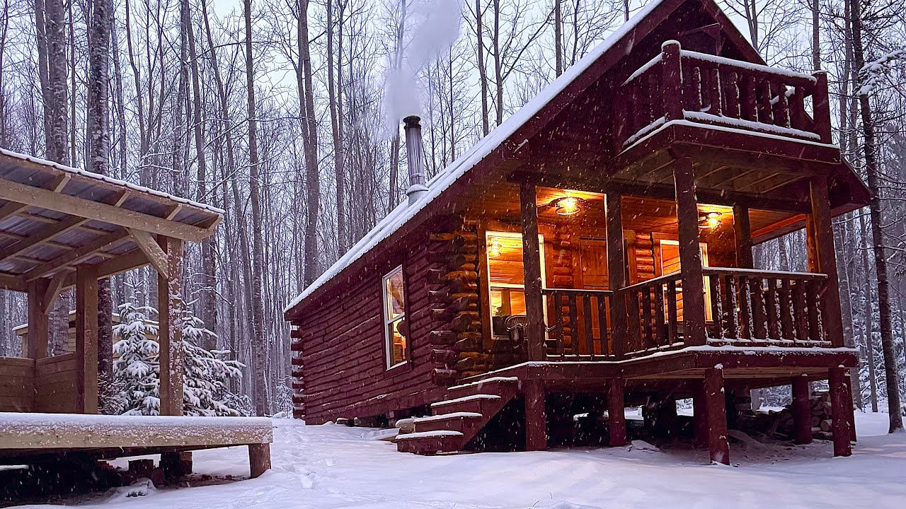 ￼Wolves at the River,￼Cast iron kitchen Cooking woodstove,Surviving wilderness with Wolves 