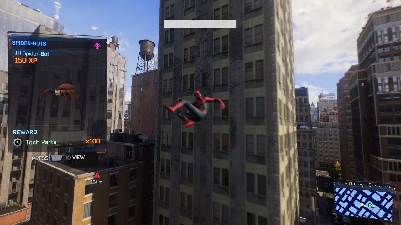 Marvel's Spider-Man 2 webbed suit free roam 4K