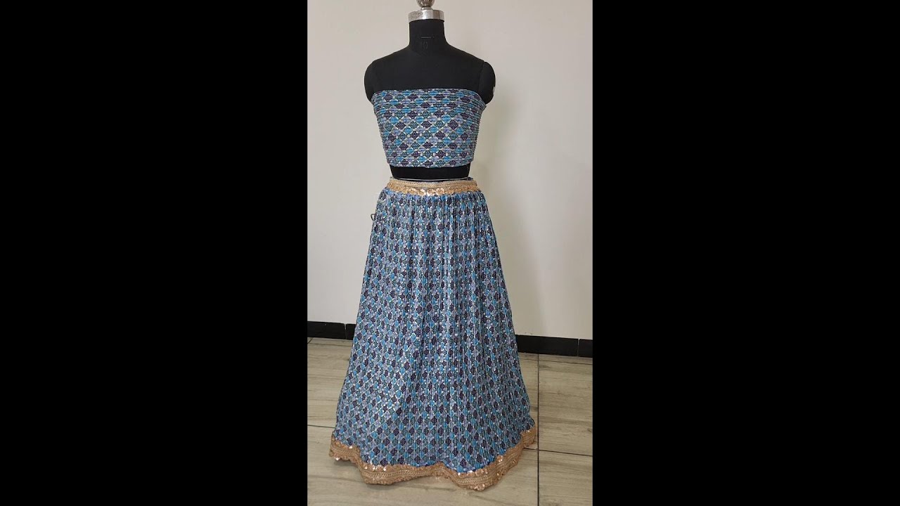 lehenga || Crush fabric lehenga || Krishna Creation