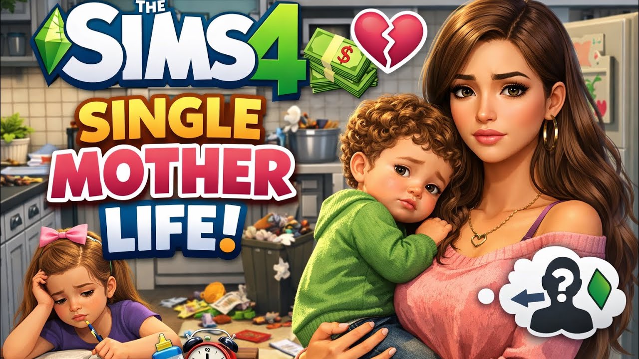 Single mother life! (Sims4