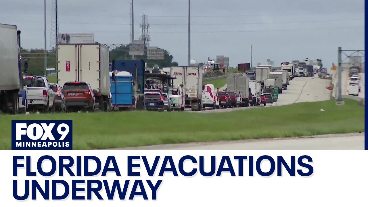 Hurricane Milton prompts Florida evacuations, airport closures
