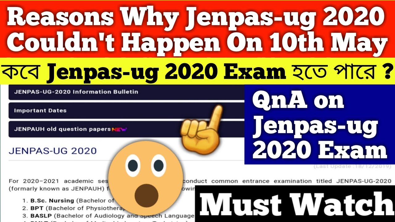 Jenpas-ug couldn't happen ? | jenpas-ug 2020 postponed | jenpas-ug 2020 exam date | jenpauh 2020