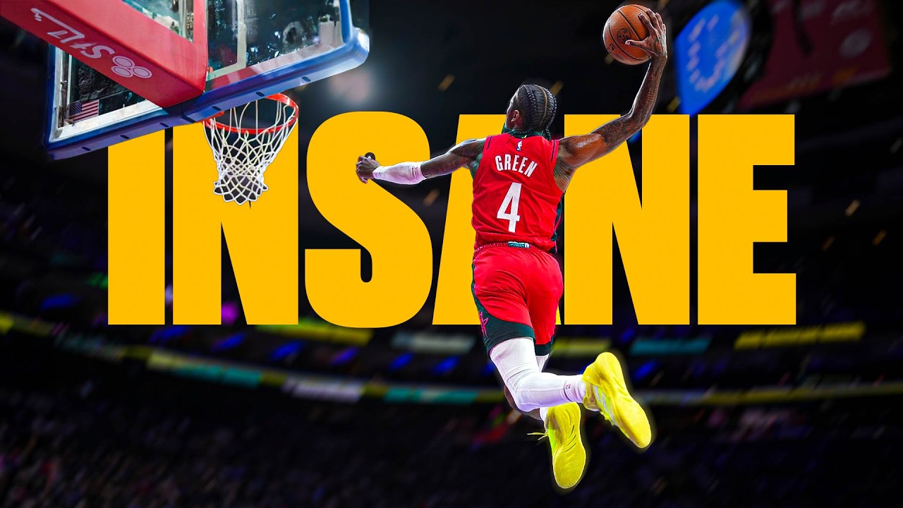 Jalen Green's Most Athletic Career Dunks! 😱