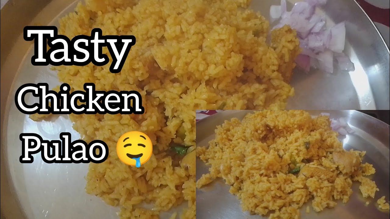 Tasty chicken pulao recipe 🤤 | quick recipe | chicken |