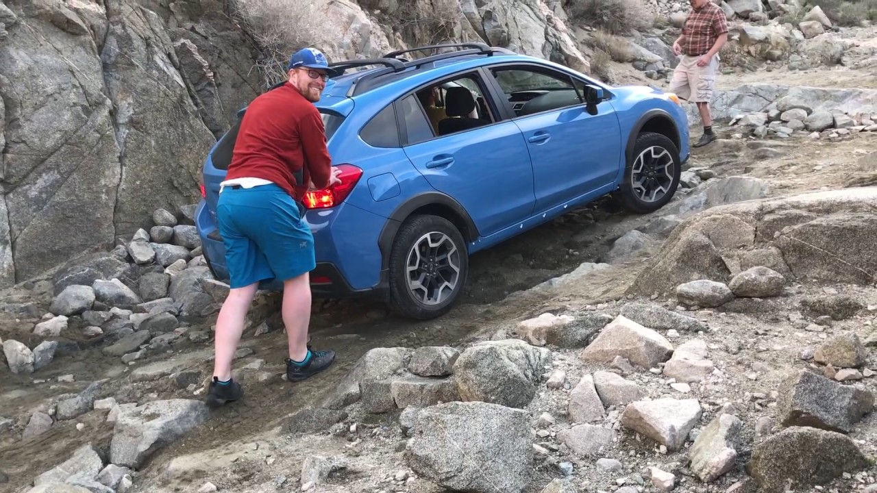 Crosstrek in Berdoo Canyon