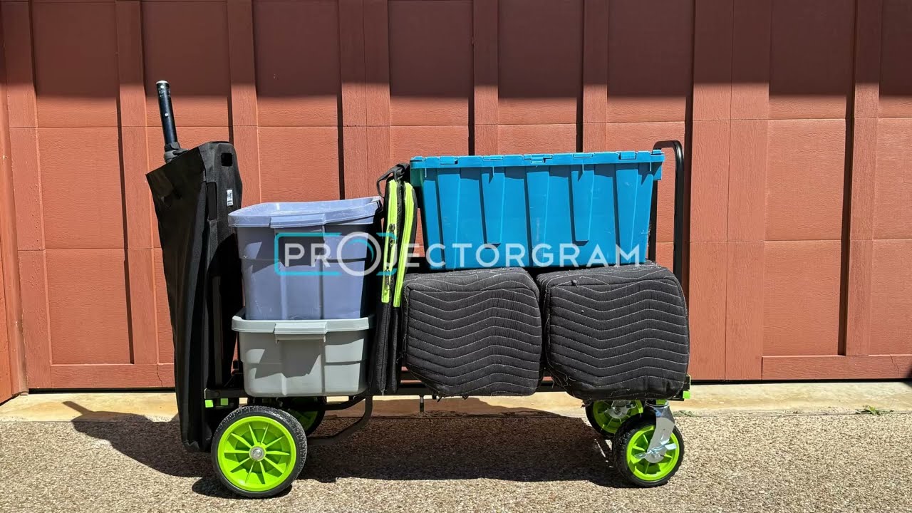 New cart for DJs - Gravity Trolley compared to Rock N Roller R12 for DJ gear GCartL01B