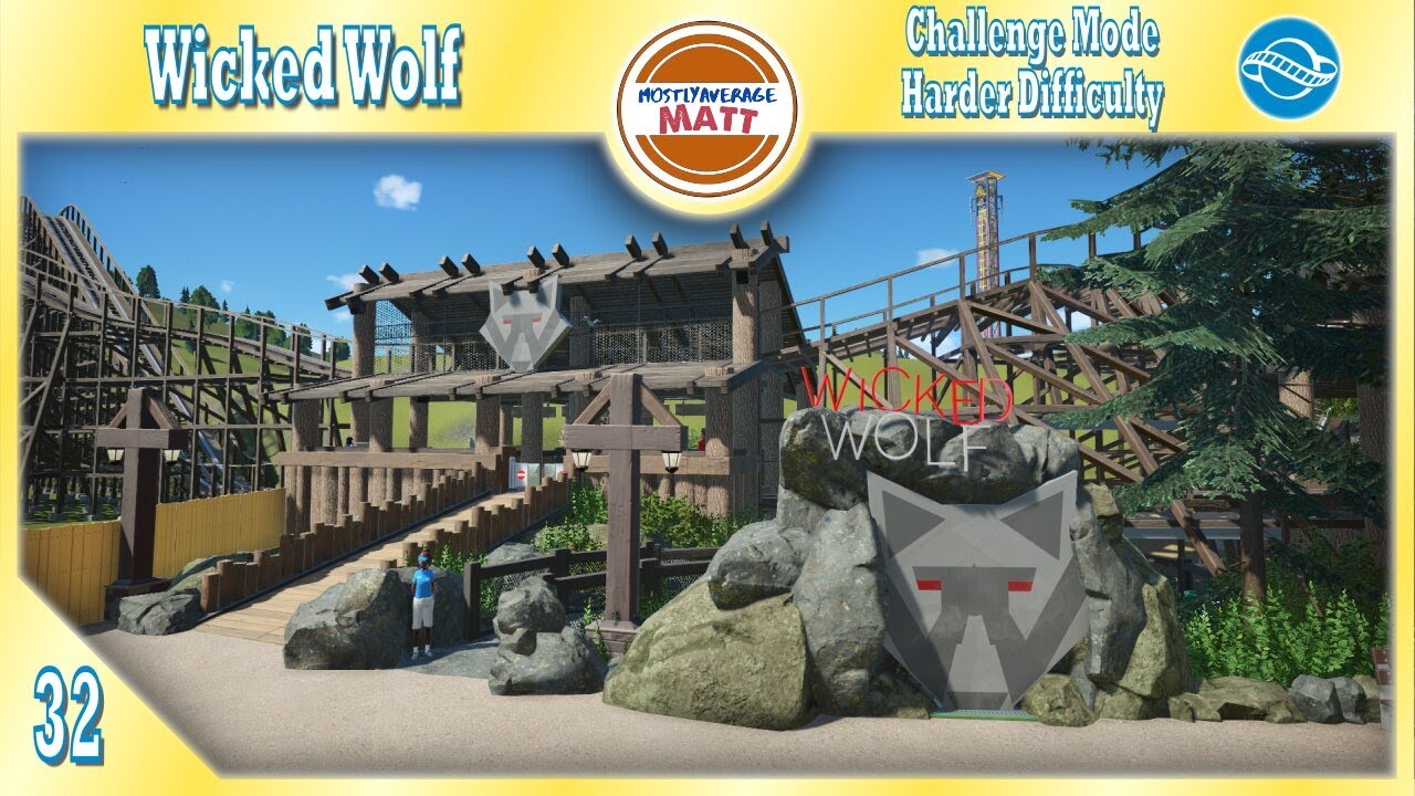 Planet Coaster Harder Challenge Mode - Wicked Wolf