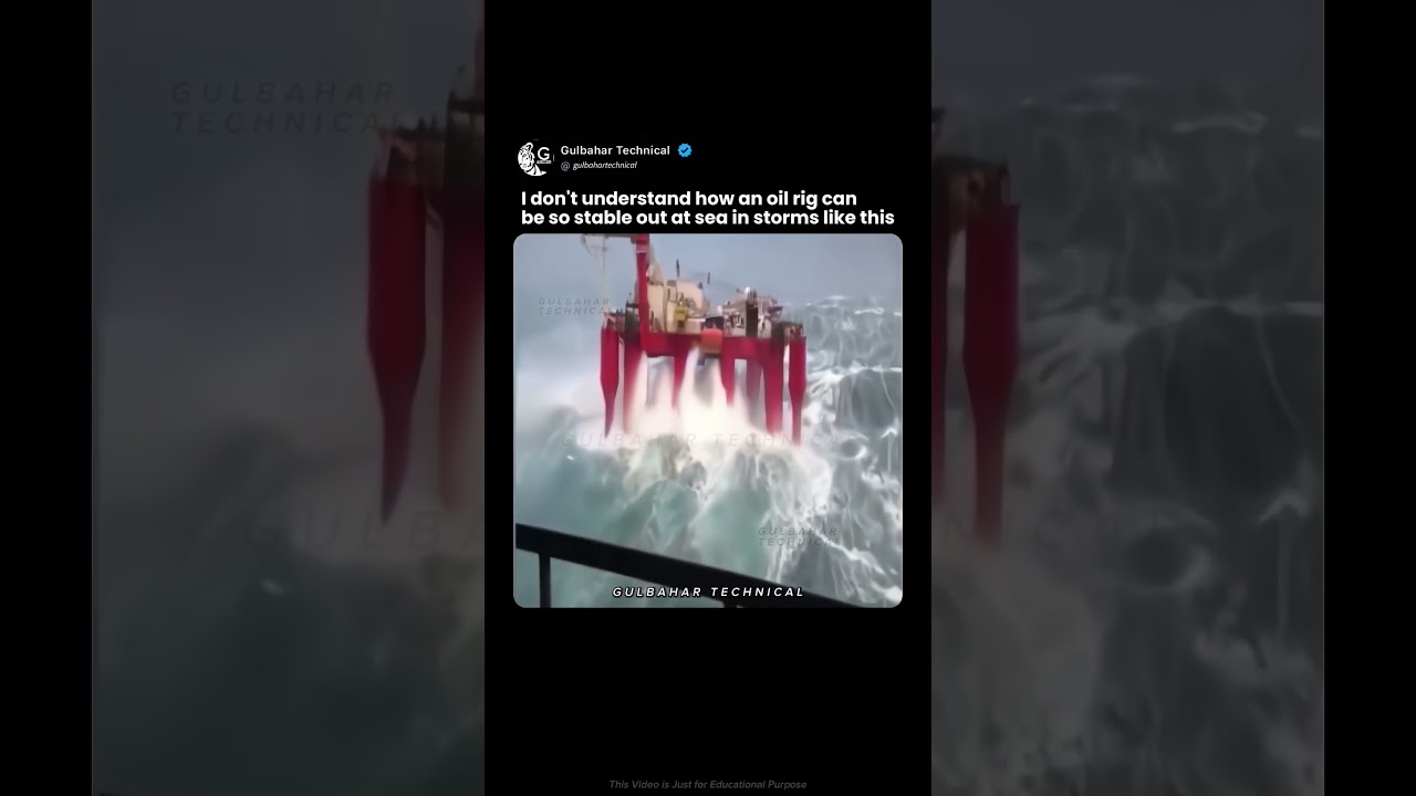 How Oil Rigs Survive Deadly Storms 🌊⚓