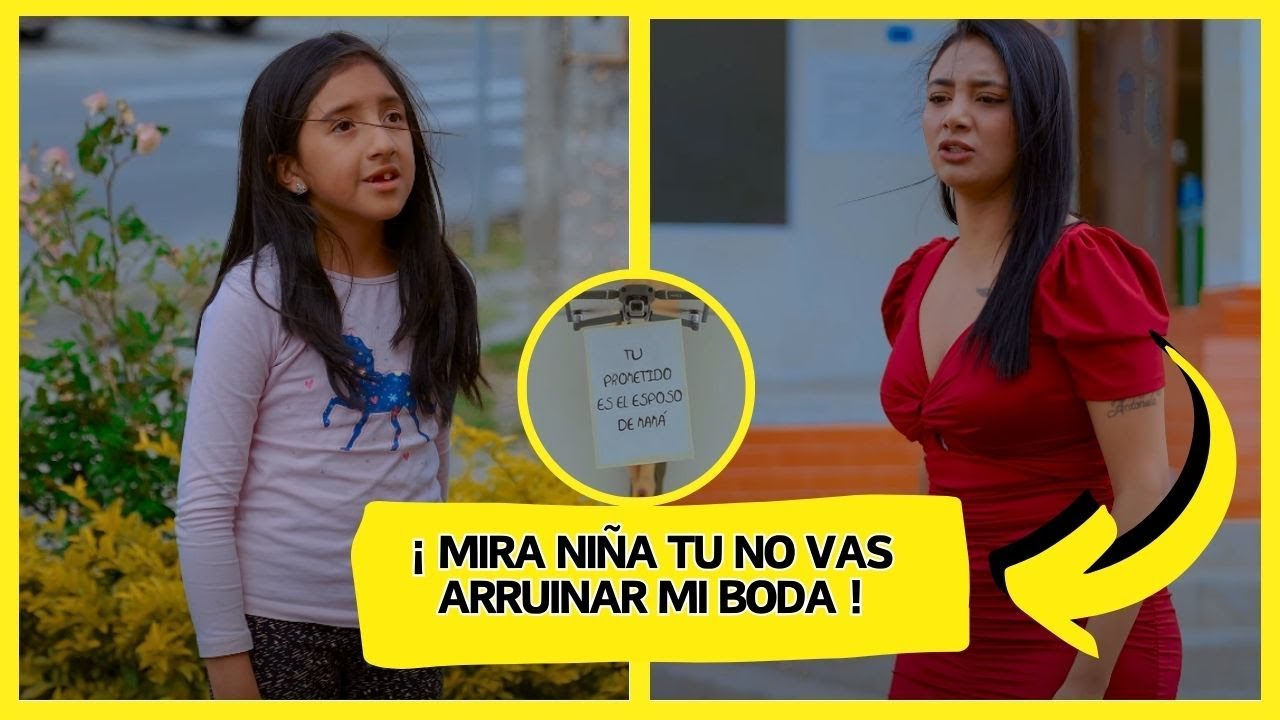 Niña elevó un dron en esta !glεsiα para que la promεtidα de su pαdrε sepa la vεrdαd