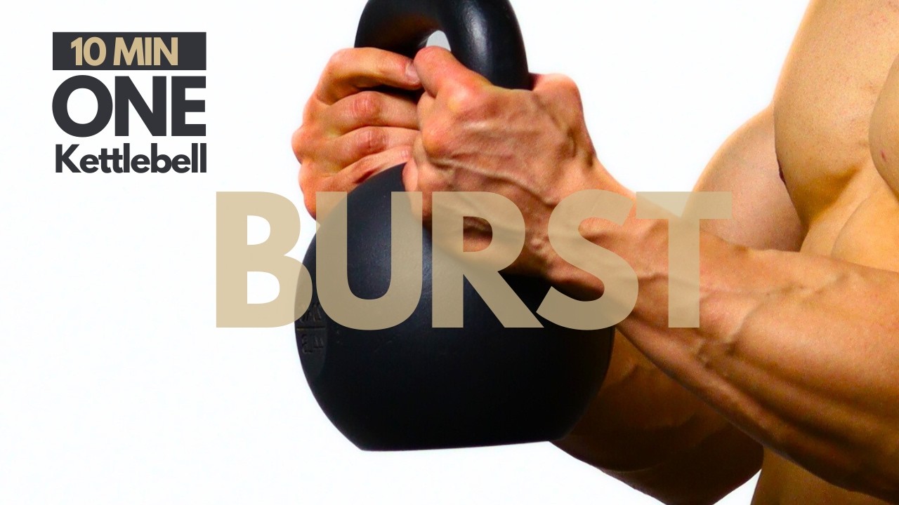 10 Minute Single Kettlebell Workout | Fast, Intense, Full-Body Blast (Follow-Along Workout)