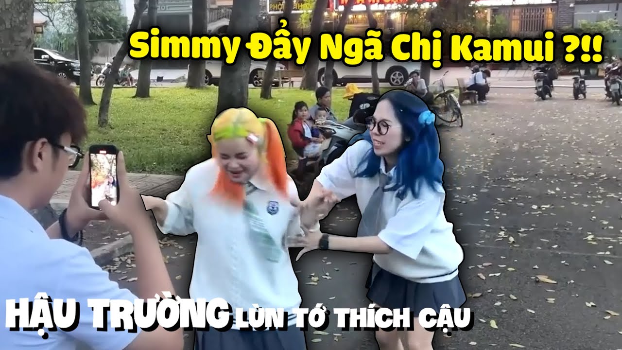 Mèo Simmy Đẩy Ngã Chị Kamui !! Hậu Trường Tớ Thích Cậu Hero Team
