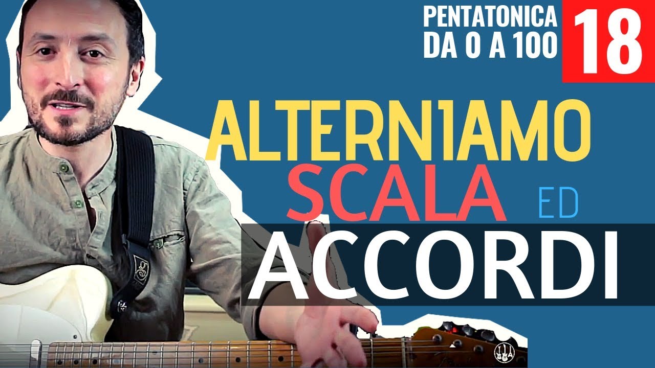 Scala Pentatonica - Aggiungiamola agli accordi del sistema CAGED nella ritmica di chitarra.