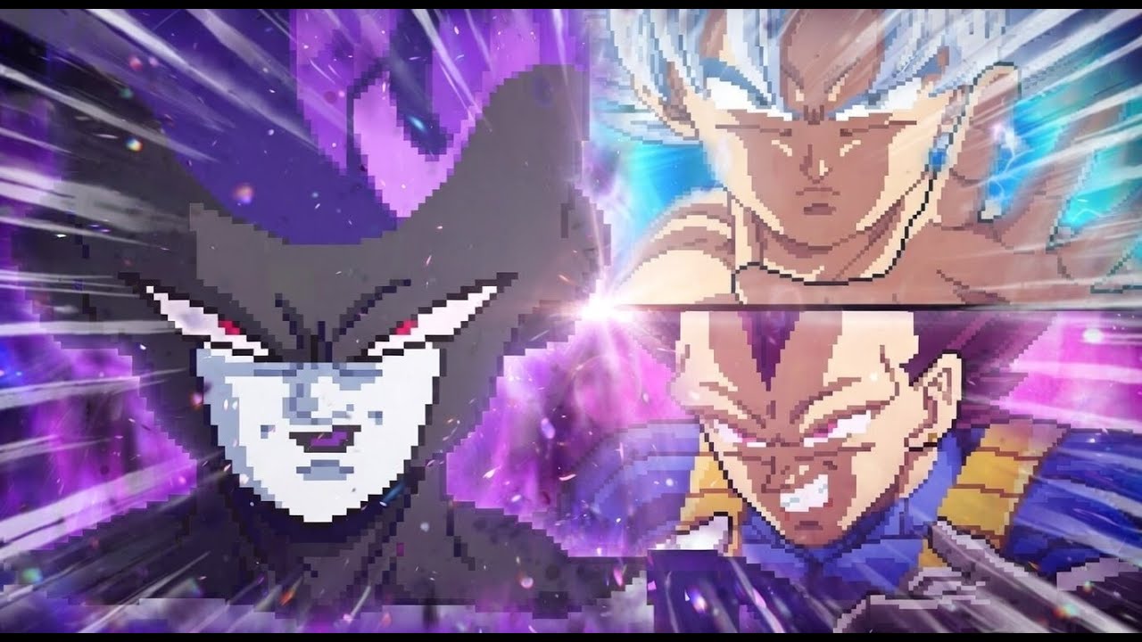 MUI Goku & UE Vegeta vs Black Frieza – The Last Stand [Sprite Animation] | Part 2
