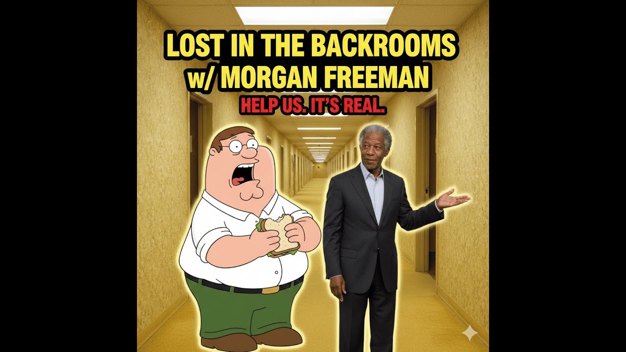Peter Griffin y Morgan Freeman atrapados en los Backrooms!!!