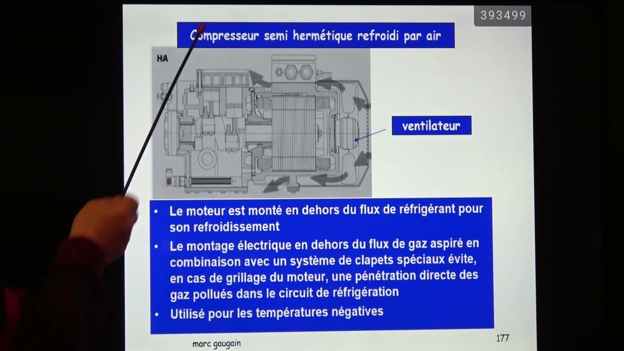 vidéo N°18 compresseur semi hermétique