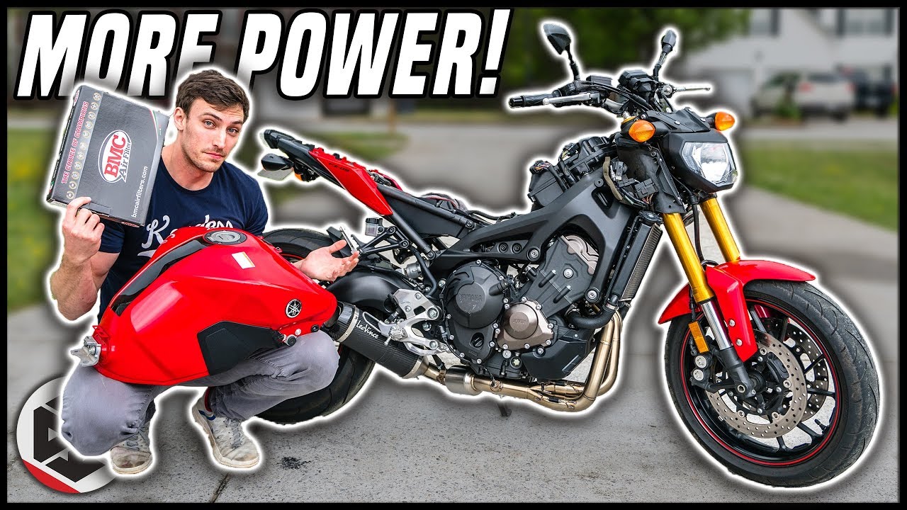 Yamaha MT-09 gets MORE POWER Mods!!