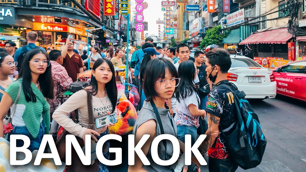Bangkok Chinatown, Siam Centre Walking Tour Thailand 4K🇹🇭