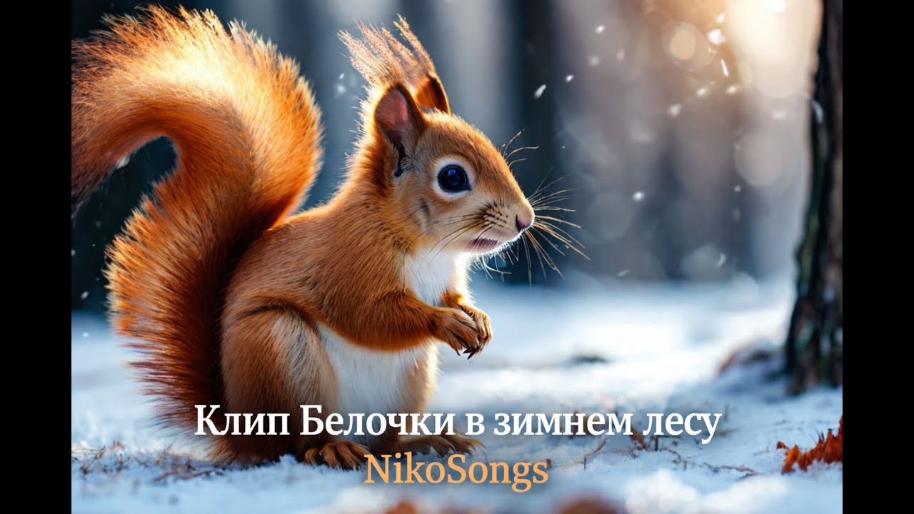 Белочки в зимнем лесу (Премьера клипа) - NikoSongs