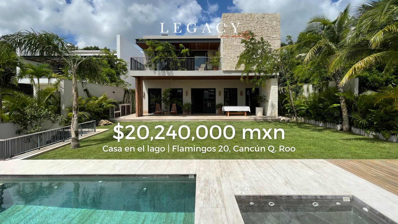 Casa en el lago | Flamingos 20 | Lagos del Sol, Cancún.
