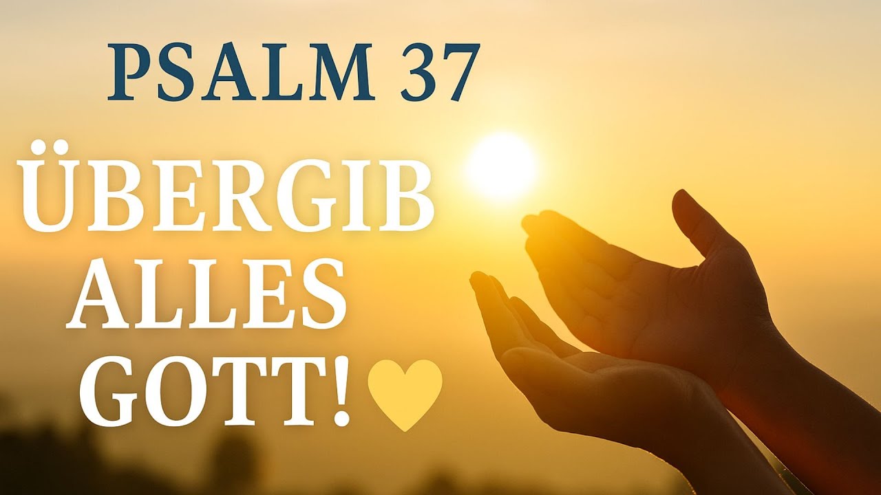 Morgengebet inspiriert von Psalm 37 | Übergib alles in Gottes Hände