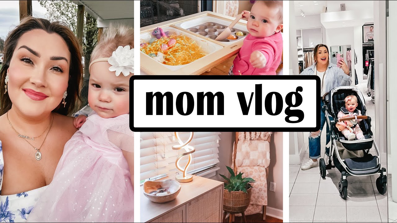 MOM VLOG: Sensory Table, Shopping, Baby Trail Mix + Home Decor