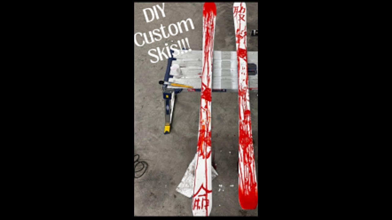 I tried painting my skis.......This is what happened!?!