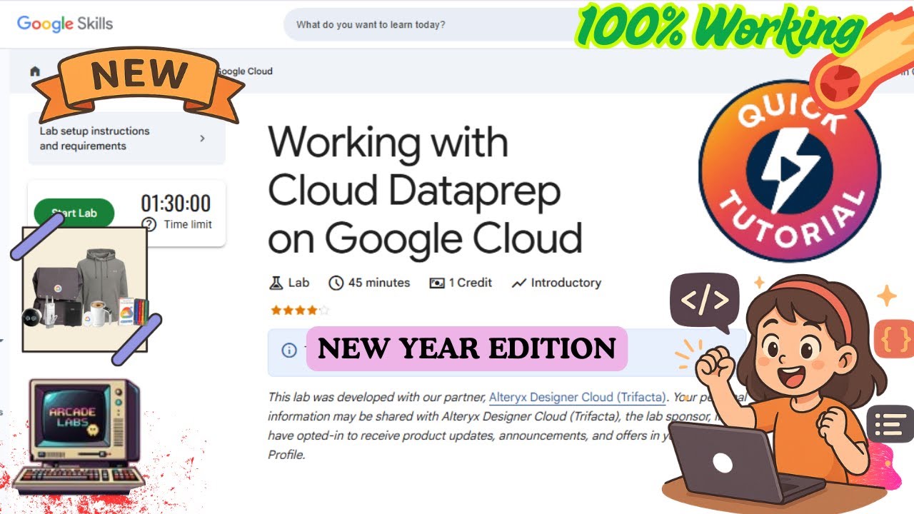 Полное руководство по работе с Cloud Dataprep в Google Cloud #GSP050 #qwiklabs