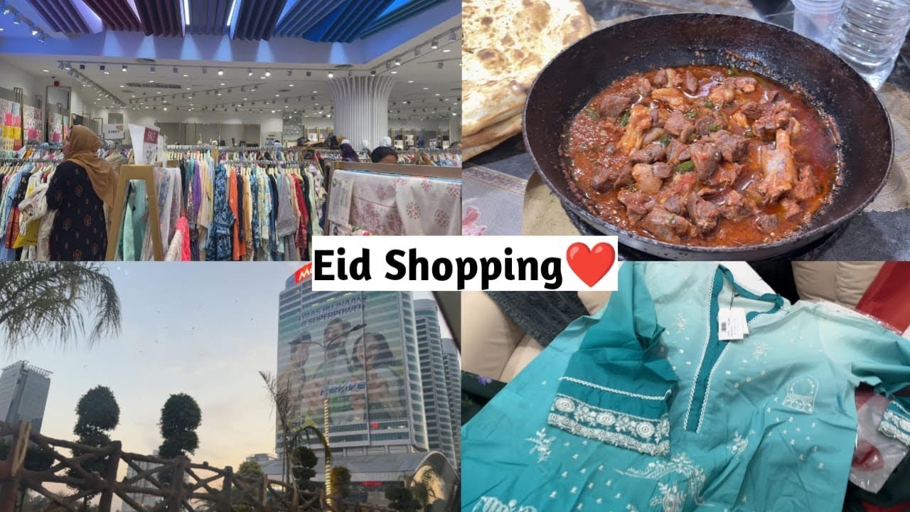 Eid Shopping | Maria.B and J. Shopping haul 