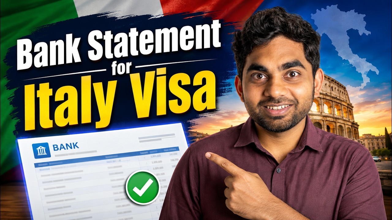 How to Prepare Bank Statement for Italy Student Visa