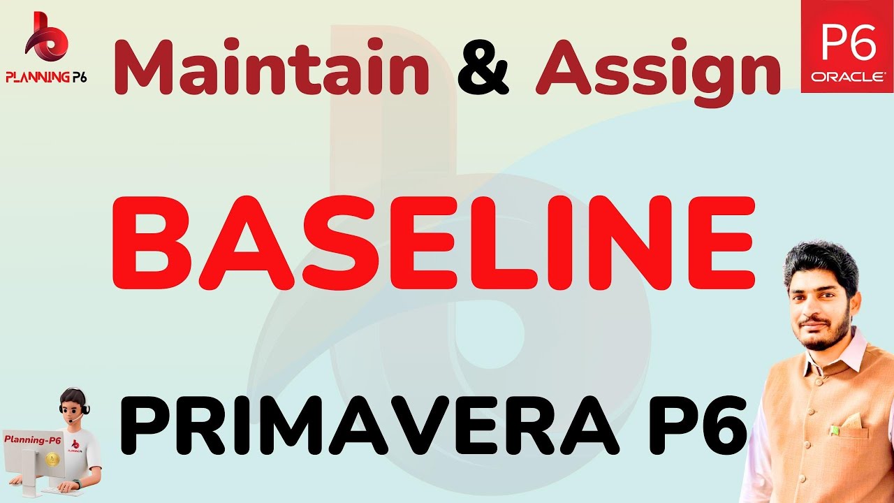 How to Maintain and Assign Baseline in Primavera p6 | Baseline maintaining and assigning in P6 | #p6