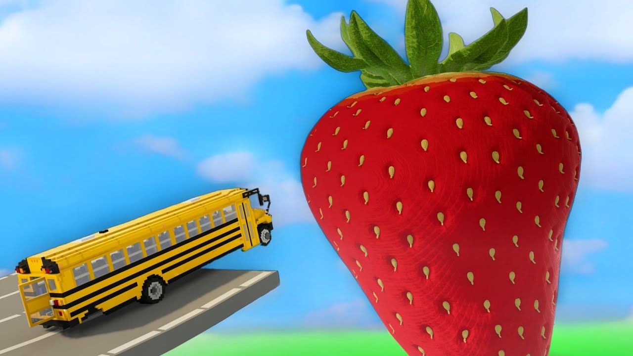 Cars vs Strawberry | Teardown