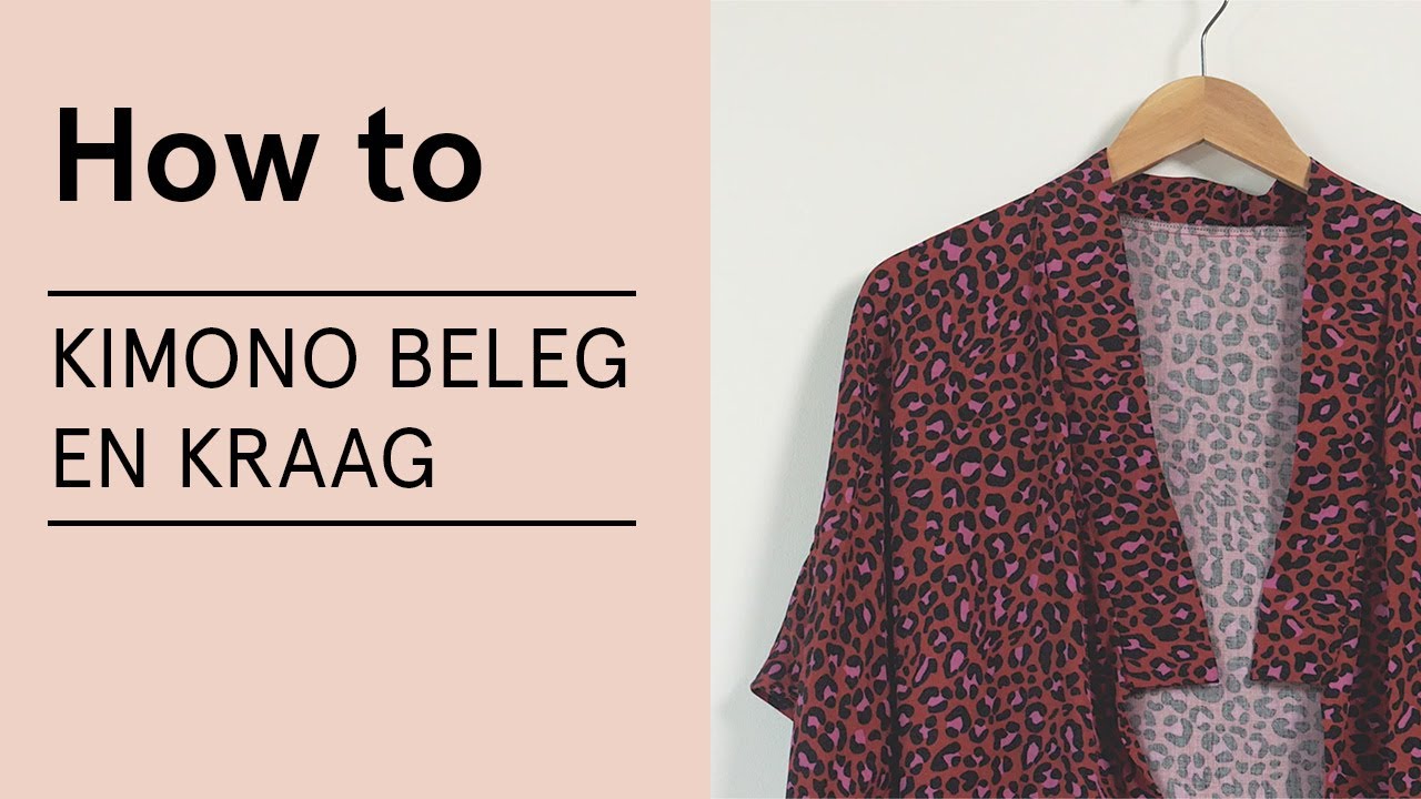 Tutorial: Beleg en kraag van een kimono naaien - Veritas
