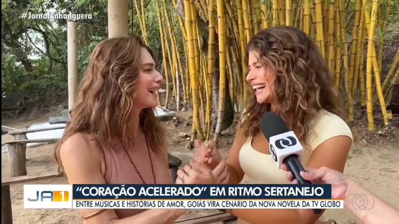 Coração Acelerado: Confira os bastidores da nova novela das 7 | JA1 | TV Anhanguera | TV Globo 