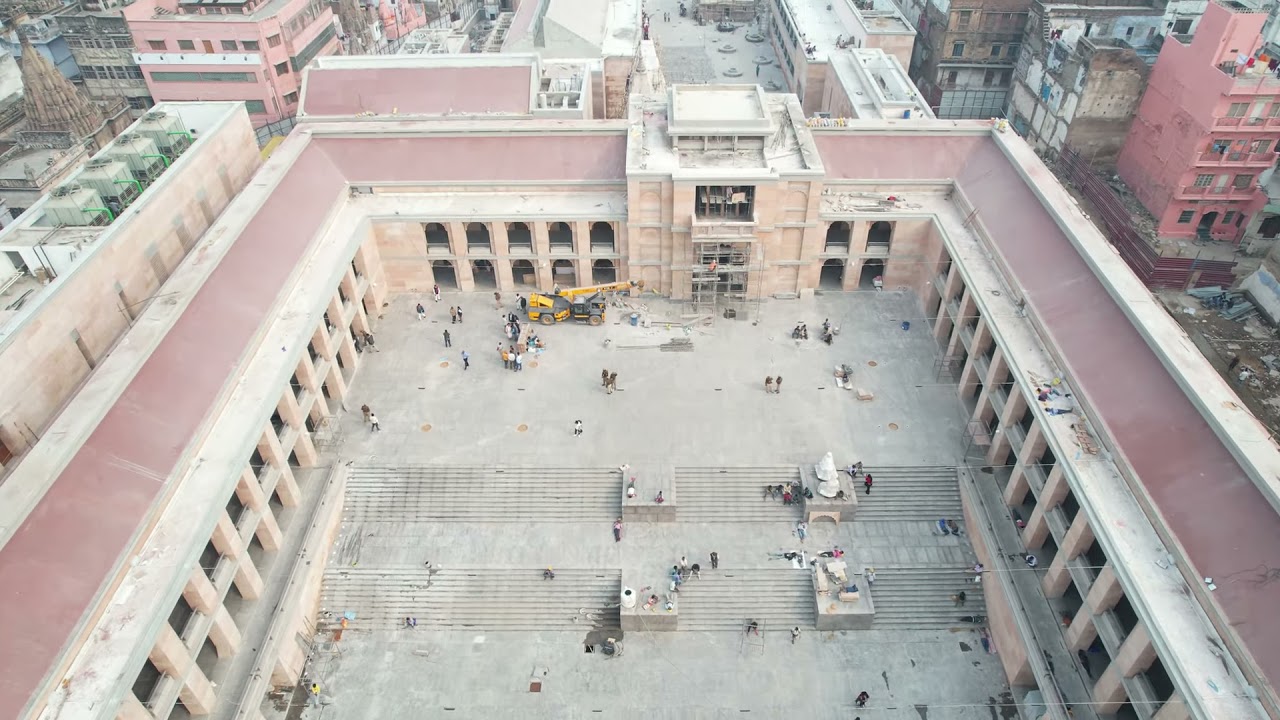 Kashi Vishwanath Corridor Drone View