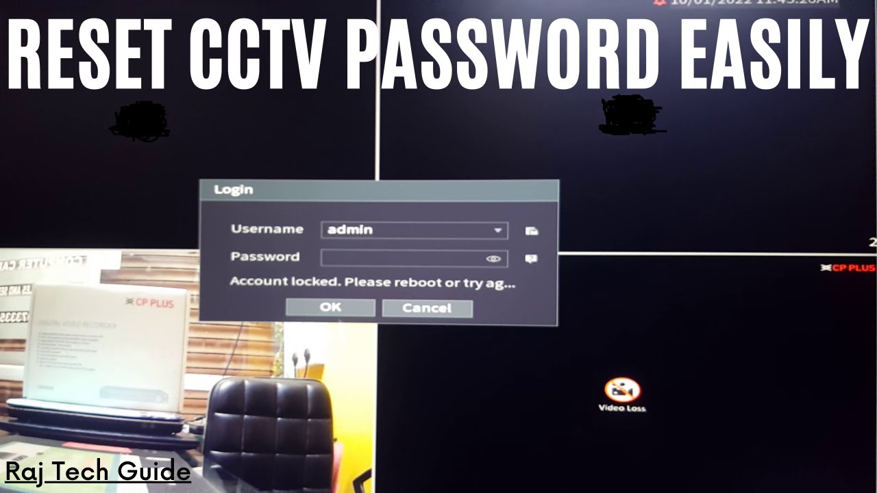 How To Reset CP Plus DVR Password Easily | DVR को रिसेट करे आसानी से