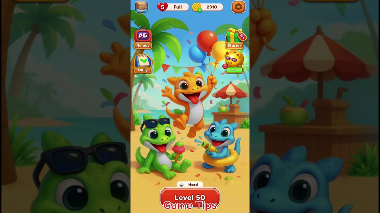 Gecko Rush level 50 Solution Walkthrough
