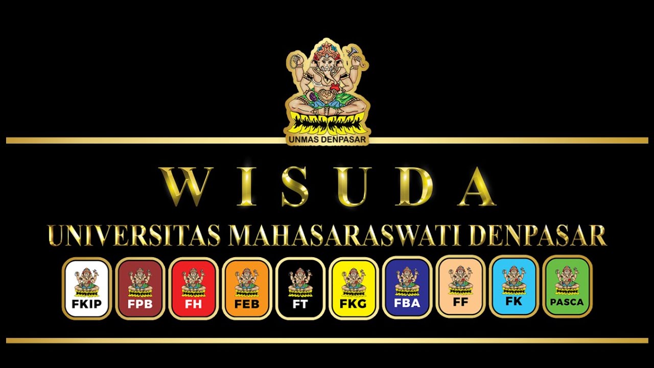 🔴 Wisuda Unmas Denpasar ke-66