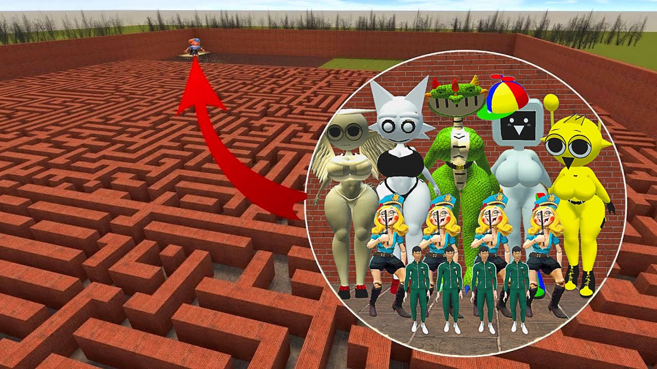 WHAT THEY WANT TO DO WITH MISS SLIVER, MISS WENDA, MISS PIANOSAU MISS FUNBOT SPRUNKI? In Garry's Mod