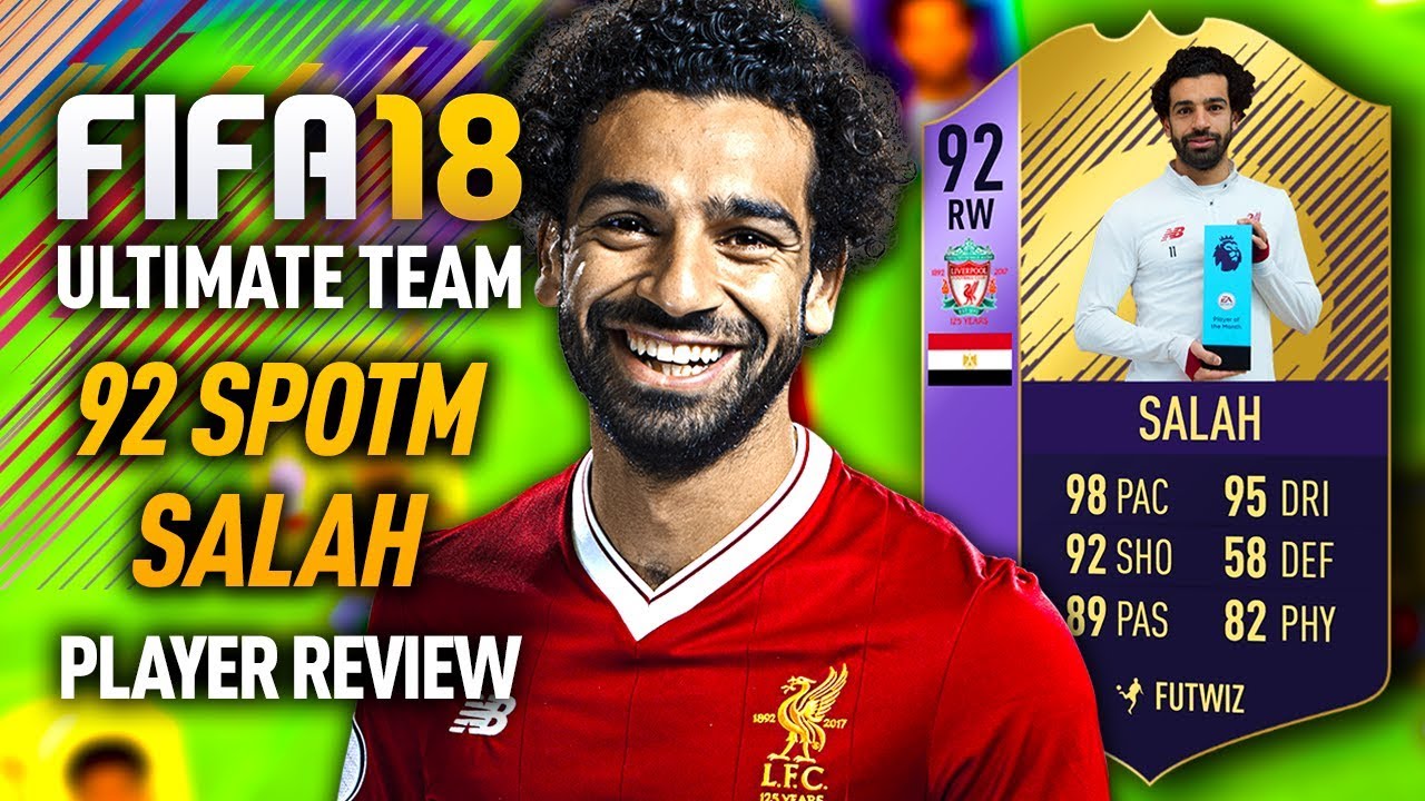 FIFA 18 SPOTM САЛАХ (92) *СКОРОСТЬ 98* ОБЗОР ИГРОКА! FIFA 18 ULTIMATE TEAM!