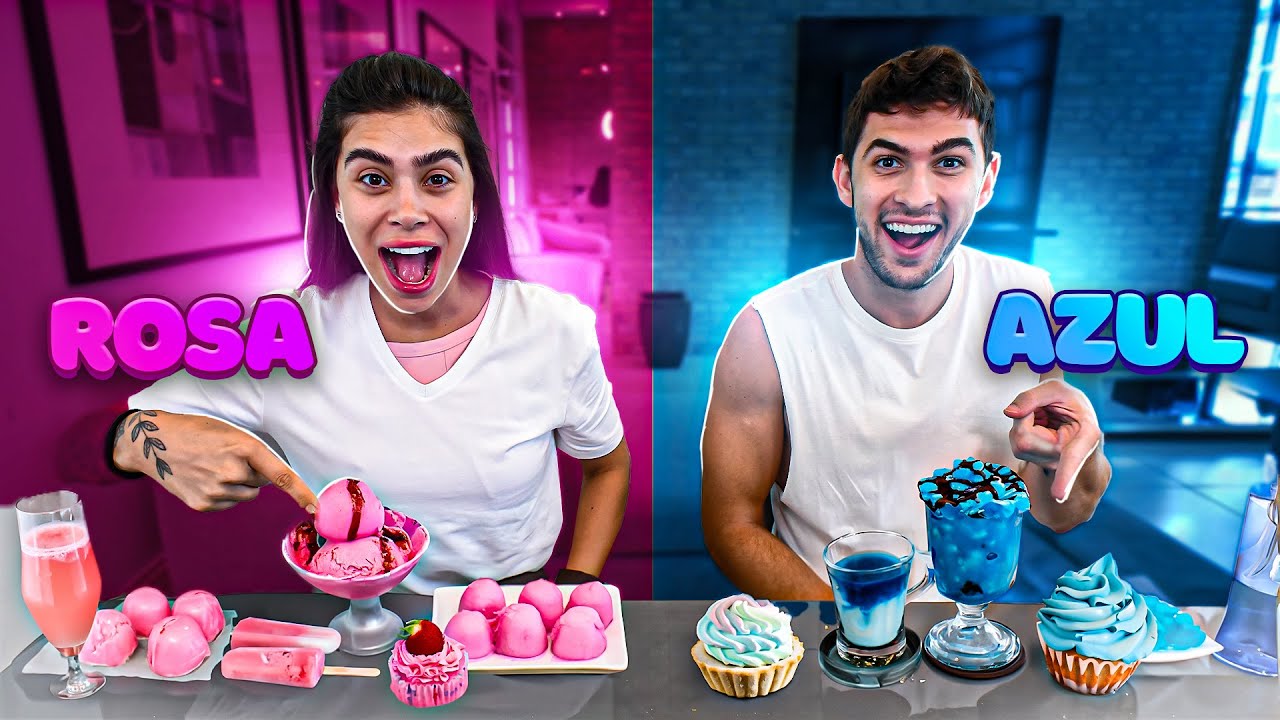 COMIDA ROSA VS COMIDA AZUL