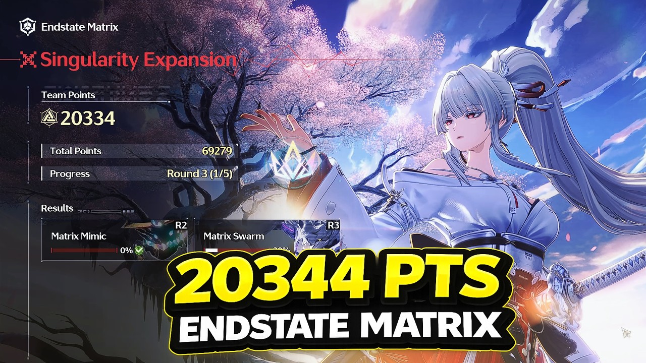 20K PTS CLEAR..HOW??!! | S0 R1 LUCILLA & HIYUKI! | ENDSTATE MATRIX! [WUTHERING WAVES]