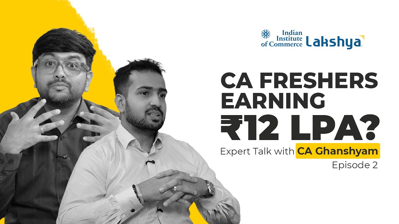 CA freshers earning ₹12 LPA? | CA Ghanshyam | The Truth About Finance Careers, Placements & Success!
