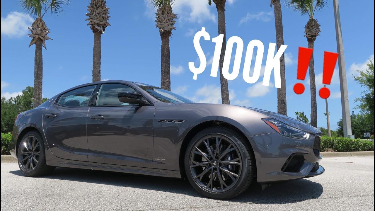 Heres What a $100,000 Maserati Ghibli Looks Like In 2019!