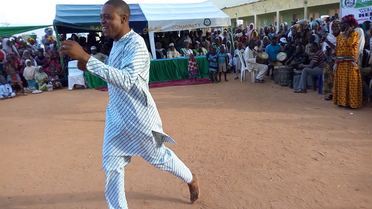 Bassa nge young men entertaining the crowd with Gbado/kongi dance at BNOC 2018 Convention.