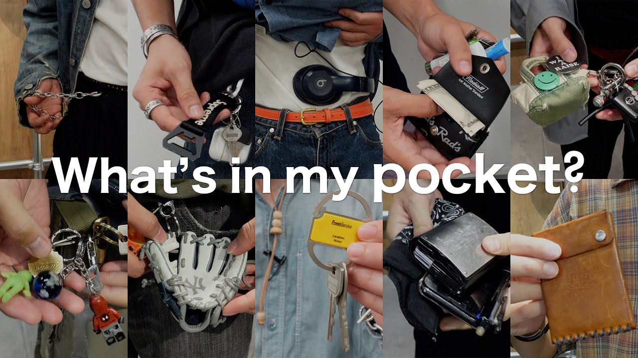 【What's in my pocket?】メンズのポケット事情大調査【11名出演】